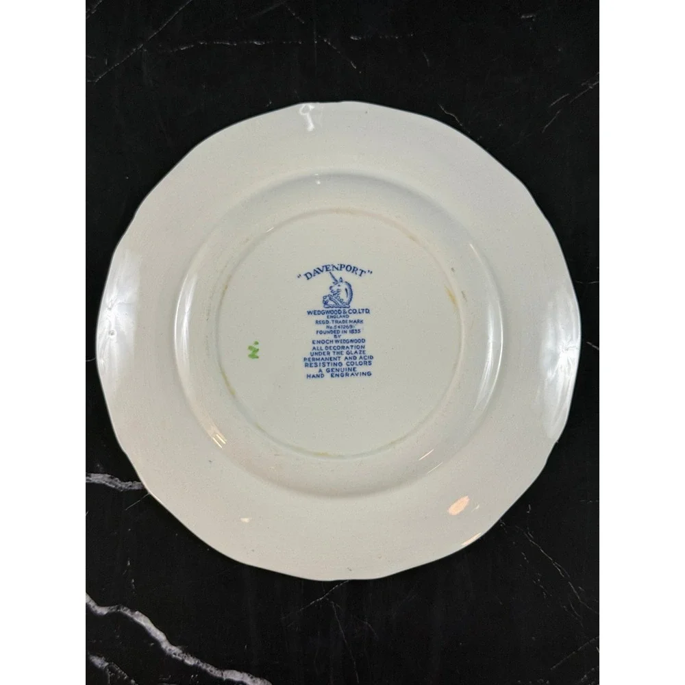 Vintage Enoch Wedgwood Davenport 6 7/8in Bread Butter Plate